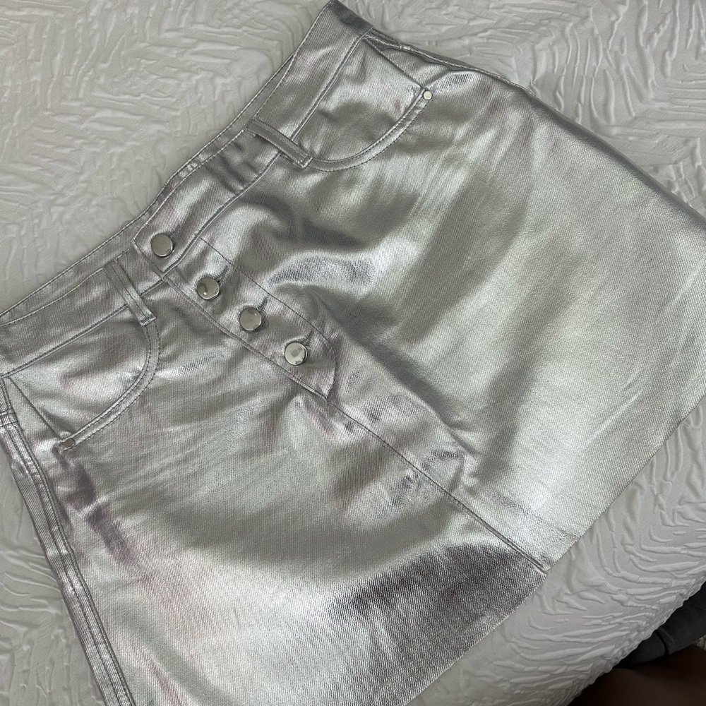 ZARA Metallic Skirt
